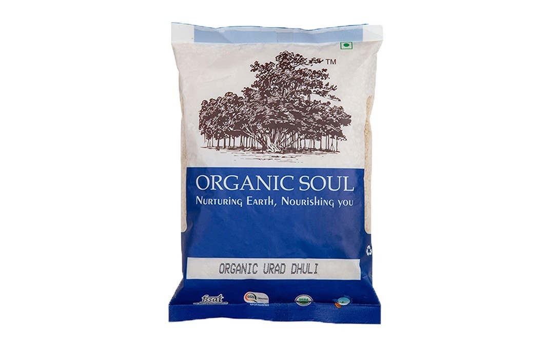 Organic Soul Organic Urad Dhuli    Pack  500 grams